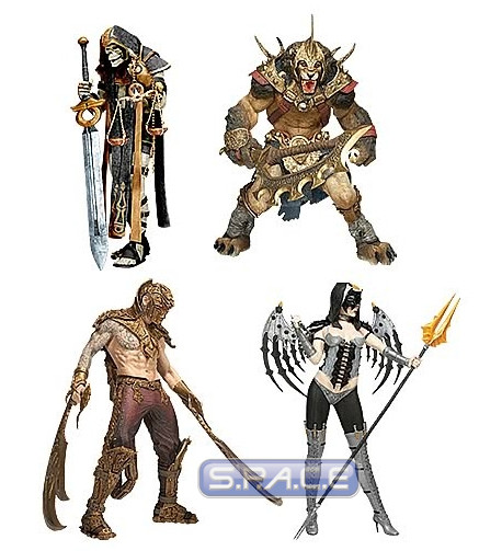 Complete Set of 4 : Warriors of the Zodiac Series 2