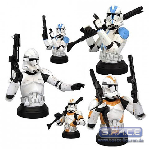 3er Satz : Clone Trooper Busts (Star Wars)