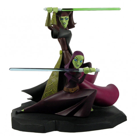 Barriss Offee and Luminara Unduli Maquette (Clone Wars)