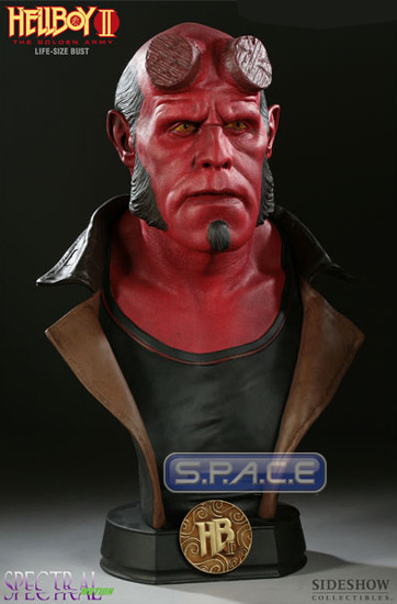 1:1 Hellboy Life-Size Bust (Hellboy II: The Golden Army)