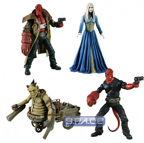 Complete Set of 4: Hellboy 2 Series 2 (The Golden Army)