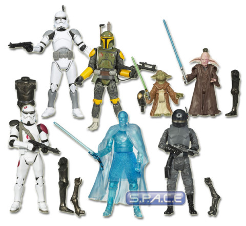 Complete Set of 6 : Legacy Collection Wave 3 (Star Wars)