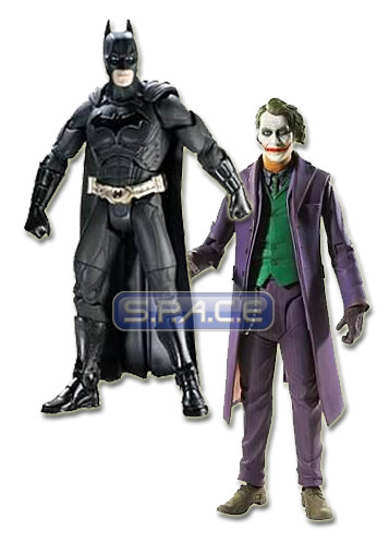 Set of 2: Batman from Batman Begins & The Joker from The Dark Knight Movie Master (Batman)