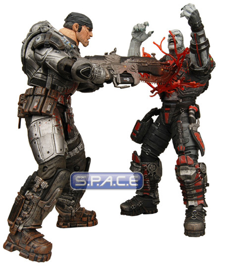 Marcus Fenix vs. Locust Drone 2-Pack (Gears of War)