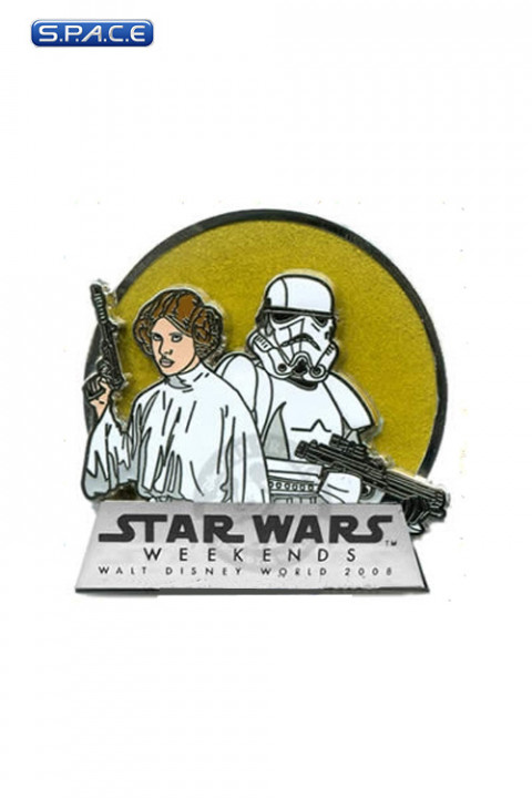 Leia & Stormtrooper Pin SW Weekends 2008 Exclusive (Star Wars)