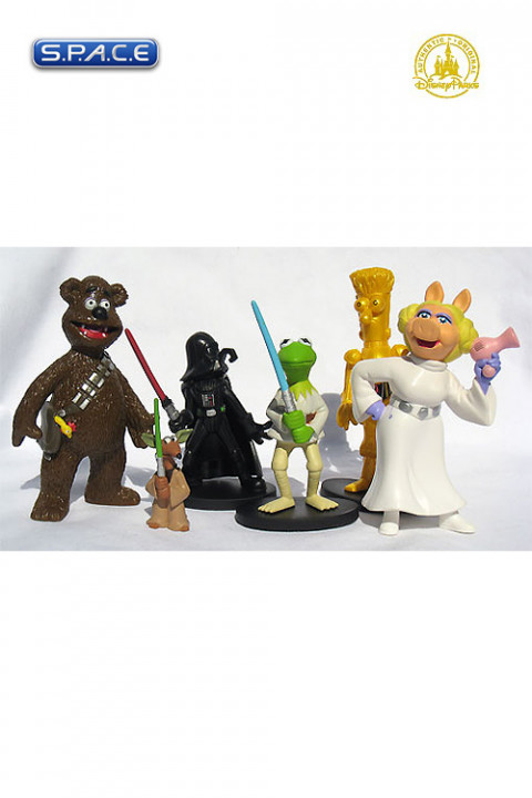 The Muppets as Star Wars Collectible Figure PVC-Set Disney Exclusive