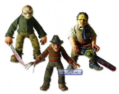 Complete Set of 3: Cinema of Fear Plush Series 1