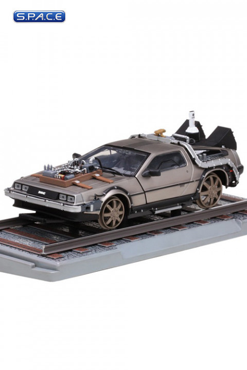 1:18 Die Cast DeLorean Time Machine - Railroad Version (Back to the Future 3)