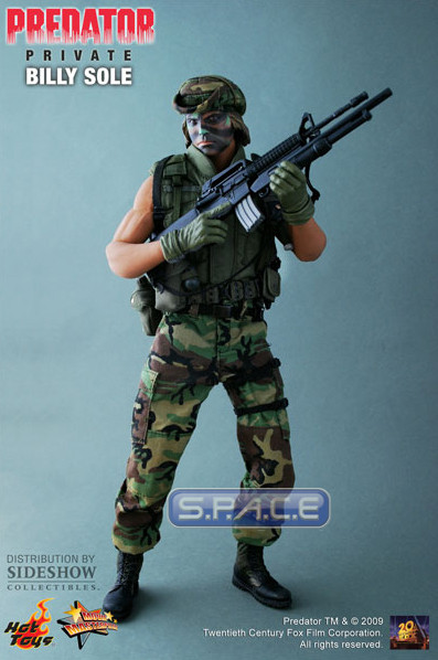 1/6 Scale Private Billy Sole Movie Masterpiece (Predator)