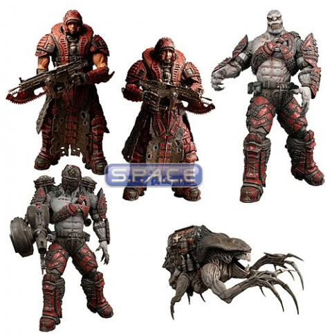 Complete Set of 5 : Gears of War Series 4