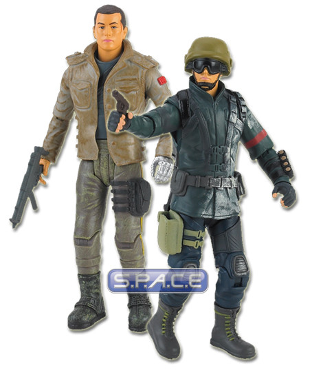 Set of 2 : John Connor & Marcus (Terminator Salvation)