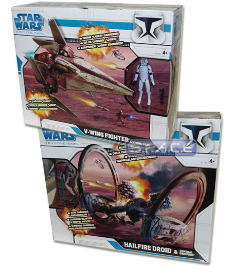 Clone Wars Vehicle and Figure Assortment (2er Set)
