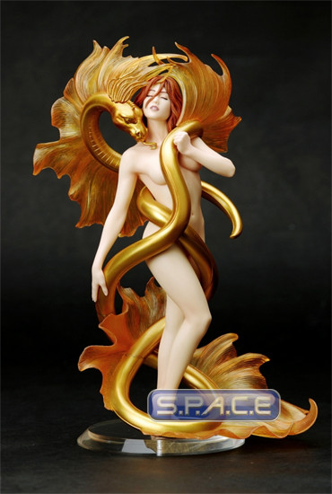 Golden Lover by Julie Bell PVC Statue (Fantasy Figure Gallery)