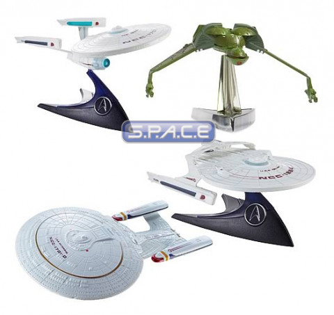 Assortment of 4 - Star Trek Die Cast Vehicles (Hot Wheels)