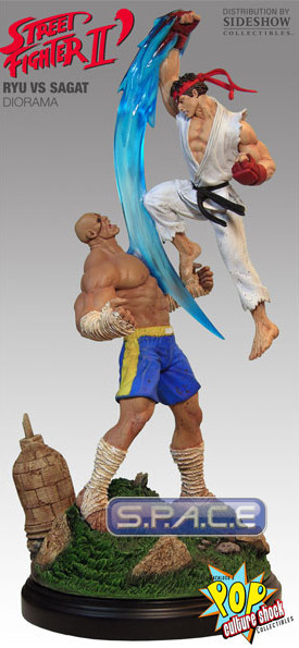 Ryu vs. Sagat Diorama (Street Fighter)