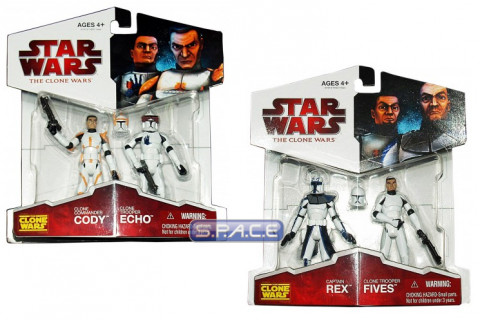 Set of 2 : Under the Helmet 2-Pack (Clone Wars)