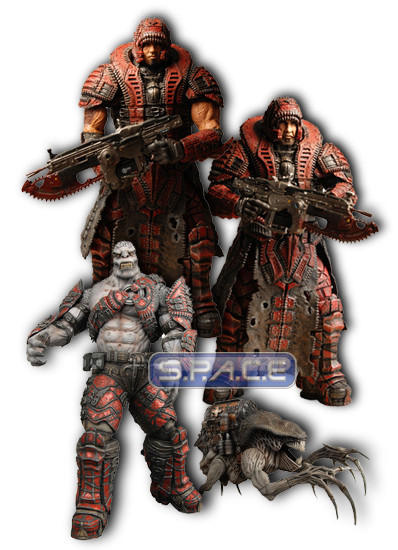 Set of 4 : Gears of War 2 Series 4