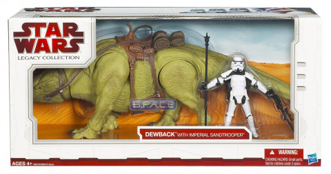 Dewback with Imperial Sandtrooper (Star Wars Legacy Collection)