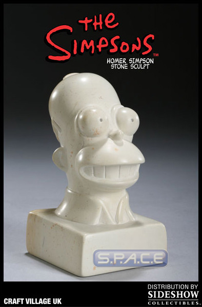 Homer Simpson Stone Sculpt Collectible Statue (Simpsons)