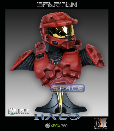 1:2 Scale Red Spartan Bust (Halo)