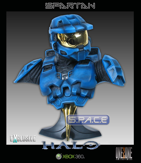 1:2 Scale Blue Spartan Bust (Halo)