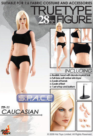 TrueType Figure Caucasian Female Version TTF11