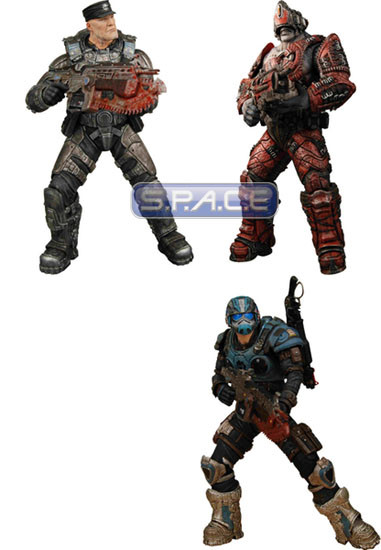 Set of 3 : Gears of War 2 Series 5