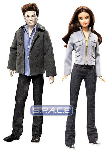 Set of 2 : Edward and Bella Barbie Doll (Twilight)