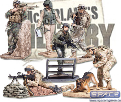 Complete Set of 6: McFarlanes Military Series 3