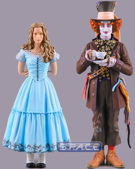 Set of 2: Alice and Mad Hatter (Alice in Wonderland)