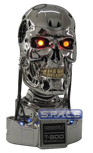 1:1 T-800 Endoskull Life-Size Replica Theme Song Edition Shiny Version (Termintor 2)