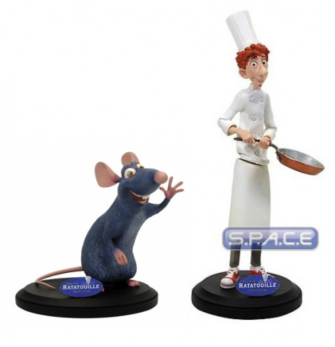 Set of 2 : Remy and Linguini Maquette (Ratatouille)