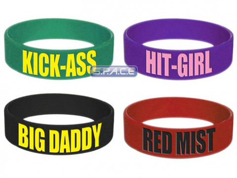 Silicone Wristband Set (Kick-Ass)