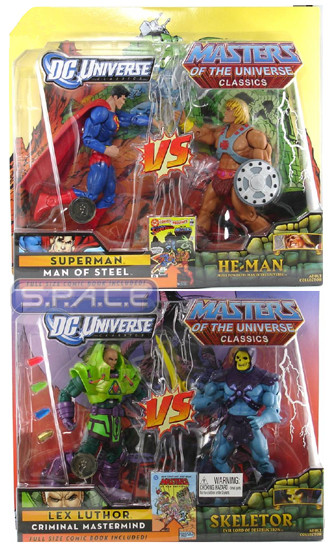 Bundle of 2: Superman vs. He-Man and Lex Luthor vs. Skeletor