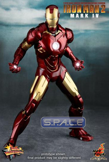 1/6 Scale Iron Man Mark IV Movie Masterpiece (Iron Man 2)