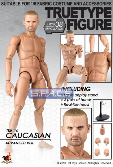 1/6 Scale TrueType Figure Caucasian Advanced Version TTM16