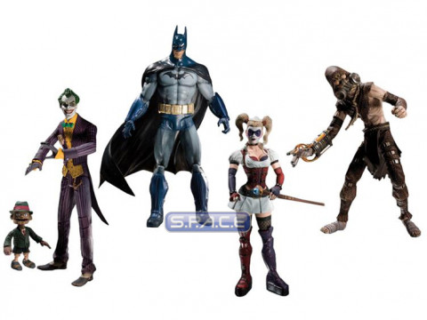 Complete Set of 4 : Batman Arkham Asylum Series 1