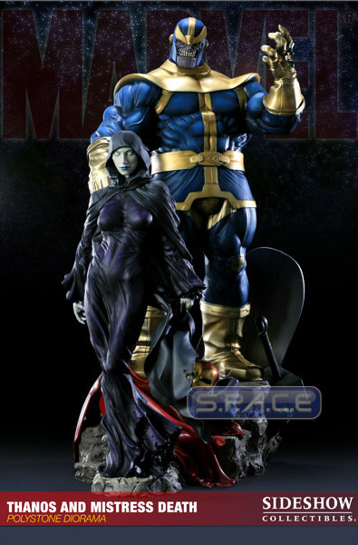 Thanos and Mistress Death Diorama (Marvel)