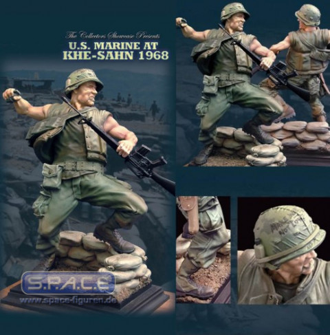 U.S. Marine at Khe-Sahn 1968 Statue (Military)