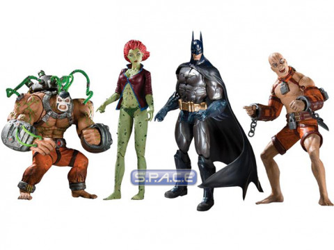 Complete Set of 4 : Batman Arkham Asylum Series 2