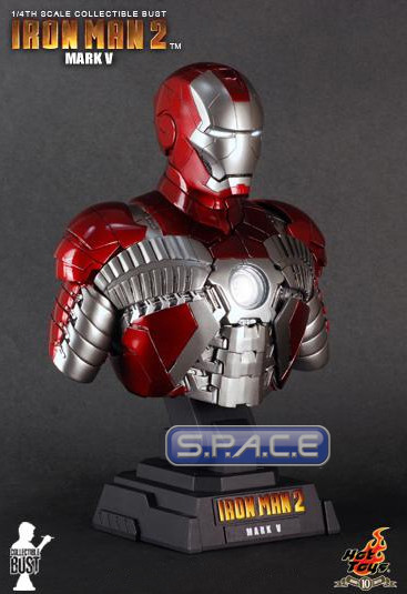 1/4 Scale Iron Man Mark V Bust (Iron Man 2)