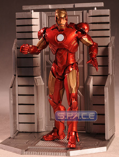 Iron Man 2 Mark IV Armor Borders Exclusive (Marvel Select)