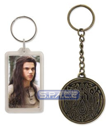 Jacob and Wolf Keychain Set (Twilight - New Moon)