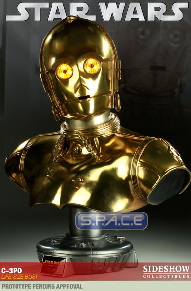 1:1 C-3PO Life-Size Bust (Star Wars)
