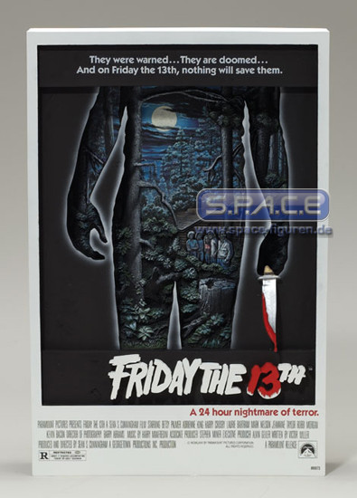 SF・ファンタジー・ホラー FRYDAY THE 13TH 3-D MOVIE POSTER FRIDAY THE 13TH PART III 3D Movie Poster Horror Jason