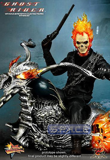 1/6 Scale Ghost Rider with Hellcycle Movie Masterpiece MMS133