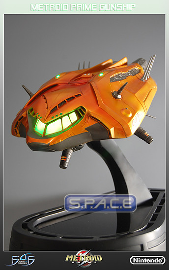 Gunship Statue - Orange Version (Metroid Prime)