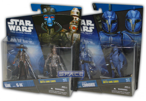 Set of 2: Senate Figures 2-Pack (Clone Wars)