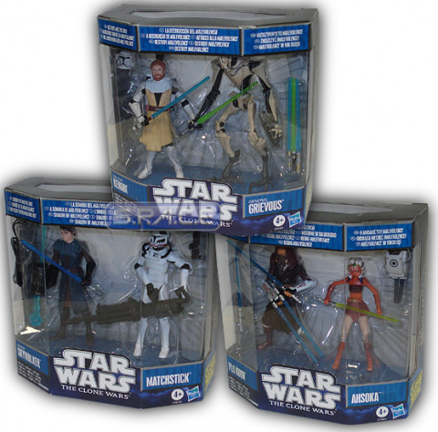 3er Set: Shadow of Malevolence 2-Packs (Clone Wars)