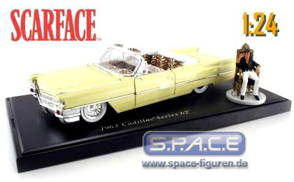 63 Cadillac Series 62 SCARFACE Al Pacino Jada Toys On the Set 1:64 scale 